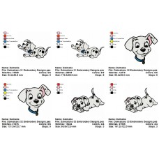 Package 3 Dalmatians 11 Embroidery Designs